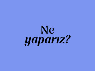 Ne yaparız?